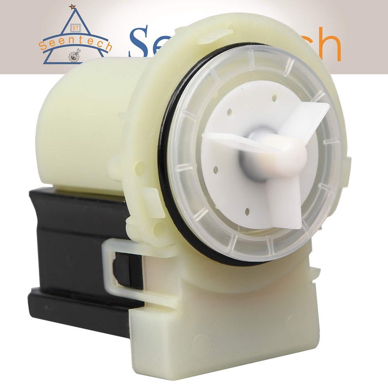 Seentech 8181684 Washer Drain Pump by Seentech - Exact Fit for Whirlpool Kenmore Kitchen Aid Washers - Replaces AP3953640 1200164 280187VP 285998 8181684 8182819 8182821 AH1485610 EA1485610 PS1485610 - Image 1